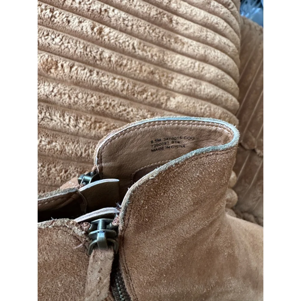 FRYE | Judith Brown Suede Leather Ankle Boots Booties Size 8.5